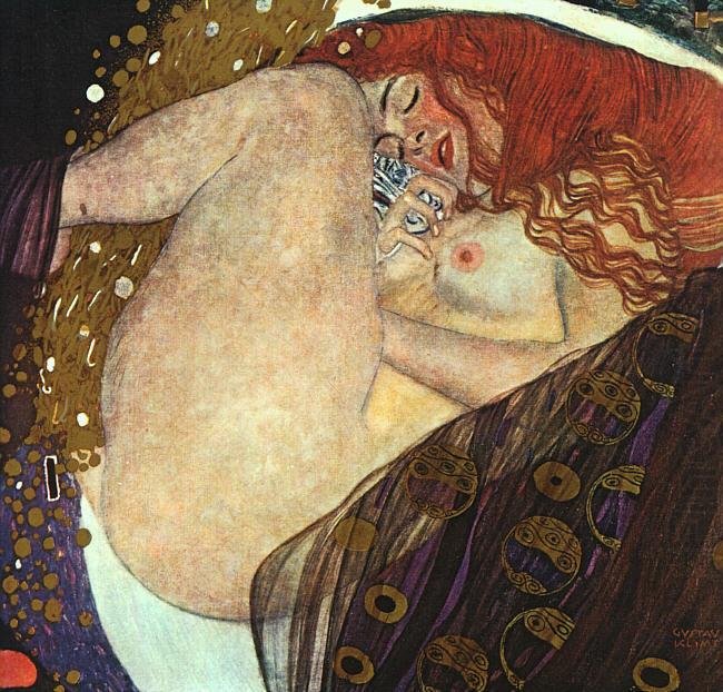 Danae, Gustav Klimt